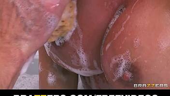Gia dimarco's big ass washed then fucked hard