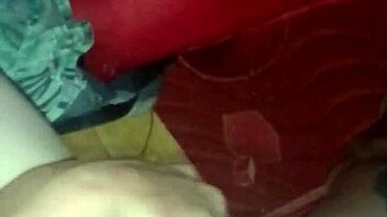 skinny brunette caresses wet pussy in shorts to squirting orgasm