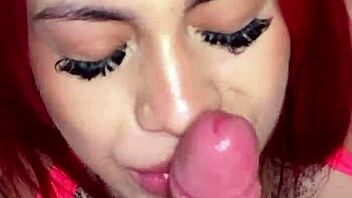 Kaeelen garcia my innocent redhead slave licks pussy rough with brian evansx