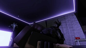 Roblox Goth Whore Bent Over for BBC Bull Doggystyle Deepthroat