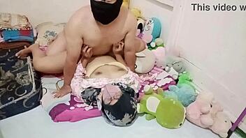 hot homemade couple enjoys intense asian sex session