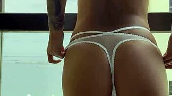 Gorgeous monika fox tries sexy lingerie and poses horny