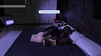 Roblox Goth Whore Bent Over for BBC Bull Doggystyle Deepthroat