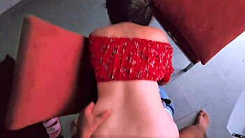 one afternoon sneaking to neighbor's while husband works i pump her tight pussy full of hot milk creampie