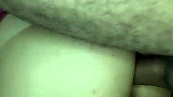 first time standing anal with milk-lubed ass