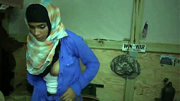 arab stud hammers italian teen's tight pussy in military raid 😈🍆💦🔥