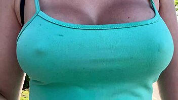 Italian Big Tits Milf Bounces Boobs in Miami