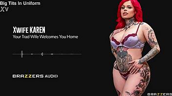 Hot latina wife Karen welcomes you home sexy! 👰🍑💋