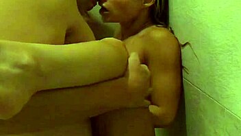 Husband's Friend Caught Spying in Shower Joins Fuck