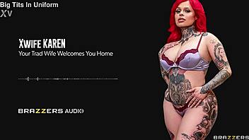 Hot latina wife Karen welcomes you home sexy! 👰🍑💋