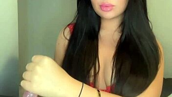 horny british coed squirts hard in solo toy masturbation webcam