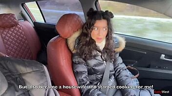 katty west public car doggystyle quickie before breakup with boyfriend