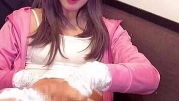 check out this cute japanese ladyboy in crossdressing gear masturbating live on cam!