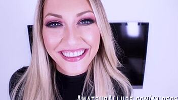 hot blonde adira allure pumped hard by monster cock 💦😍