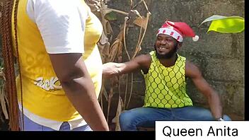 Queen Anita's Christmas Farm Fuck With Big Cock