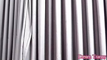 pervert pounds horny trans babe gabrielly ferraz bareback anal