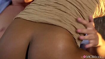 Ebonymilf next door caught masturbating interracial cowgirl ride
