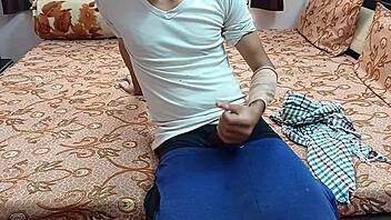Uncle's Thick Black Cock Stretches Tight Pakistani Pussy Hard