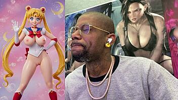 usagi's tight pussy craves ebony bukkake tongue torment?
