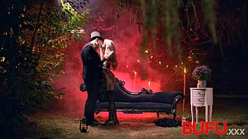 Veronica Leal Endures Brutal Outdoor Halloween Anal