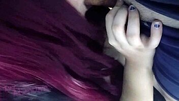 hey cuckold hubby watch hotwife ivyadventure suck big cock swallow cum tits