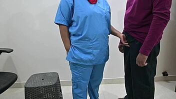 indian nurse teases patient in hospital fun