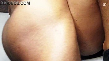 two college friends pound fat asses on kitchen counter