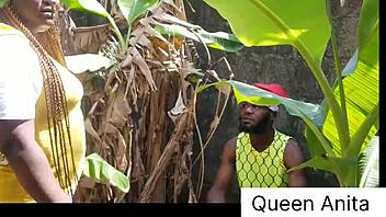 Queen Anita's Christmas Farm Fuck With Big Cock