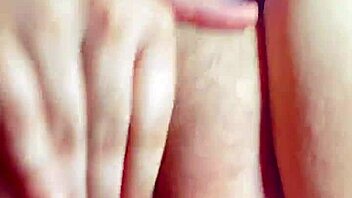latina in purple lingerie fingers wet pussy close-up non-stop moaning