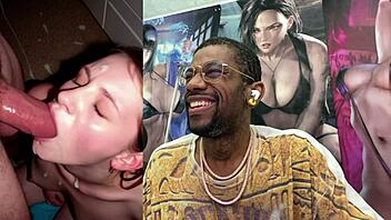 BIG BBC POUNDS Freckled Ebony Tits Ass Creampie Facial Overload