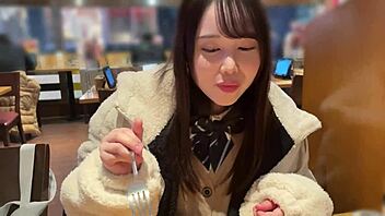 Cute Japanese girl loves intense sex despite hating studies