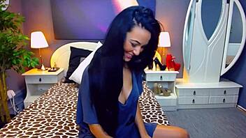 beautiful girl smoking sexy on webcam chat