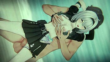 fallen protagonist bound for hentai bukkake gangbang