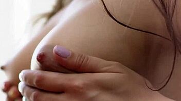 Curvy petite blonde milf strips to reveal big ass and luscious curves