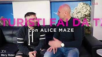 belgian anal tourist alice maze takes double creampie pounding