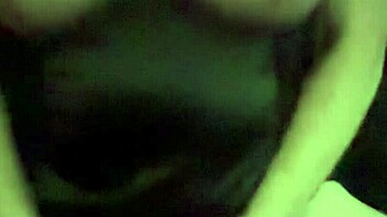 Amateur Dildo Rides Big Tits For Titfuck Climax