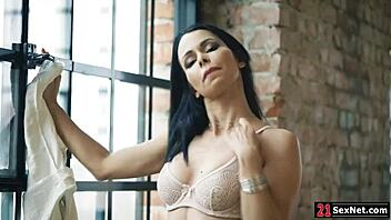 guy licks hairy pussy then anals busty german milf big cock tits doggystyle 😋🍑