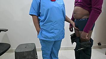 indian nurse teases patient in hospital fun