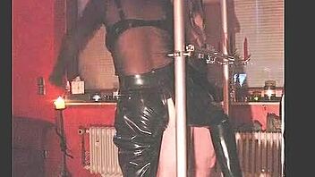 Rubbernurse Agnes' Latex Femdom: Spanking Whipping to Brutal Caning Climax