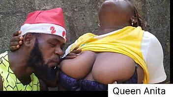 Queen Anita's Christmas Farm Fuck With Big Cock