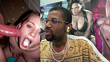 BIG BBC POUNDS Freckled Ebony Tits Ass Creampie Facial Overload