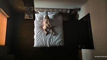 best hidden cam view of her loving bed masturbation play 😍
