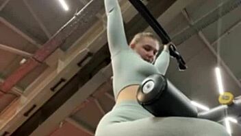 crazy bbw gym fuck fat tits orgasm public hardcore blast