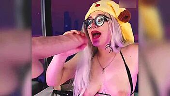 Hot Blonde's Throat Pulsates With Passion And Moans, Dare You?