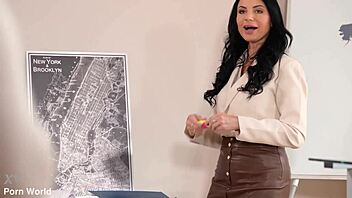 anissa kate and ania kinski share glass dildo pre-class