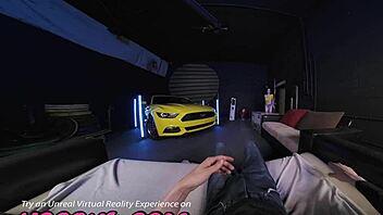 hazel moore buzzes in vr bumblebee parody! 🐝