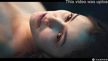 Asian brunette vampires seduce in lezdom mind control scissoring