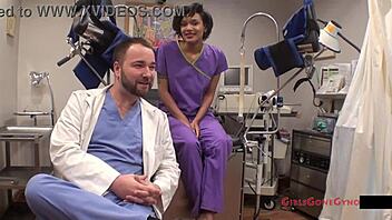 jackie banes spreads ass backstage in latex gloves
