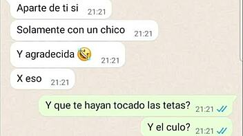 mi novia shares hot past cojidas on phone chat