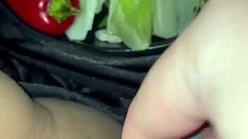 kinky arabian snowwhite's extreme food fetish pussy masturbation drip